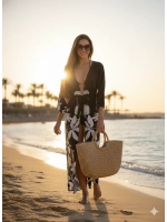 туника пляжная длинная накидка на купальник