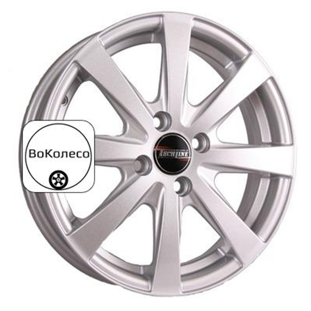 6x16/4x100 ET37 D60,1 634 Silver Tech Line