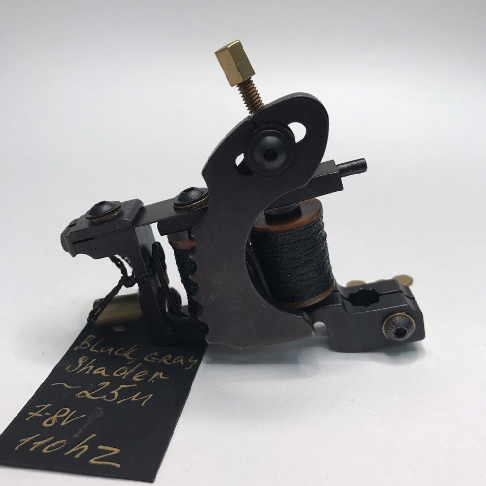 Black&Gray Shader до 25 MG 7-8V 110Hz Barmaley Tattoo Machines, индукционная тату машинка