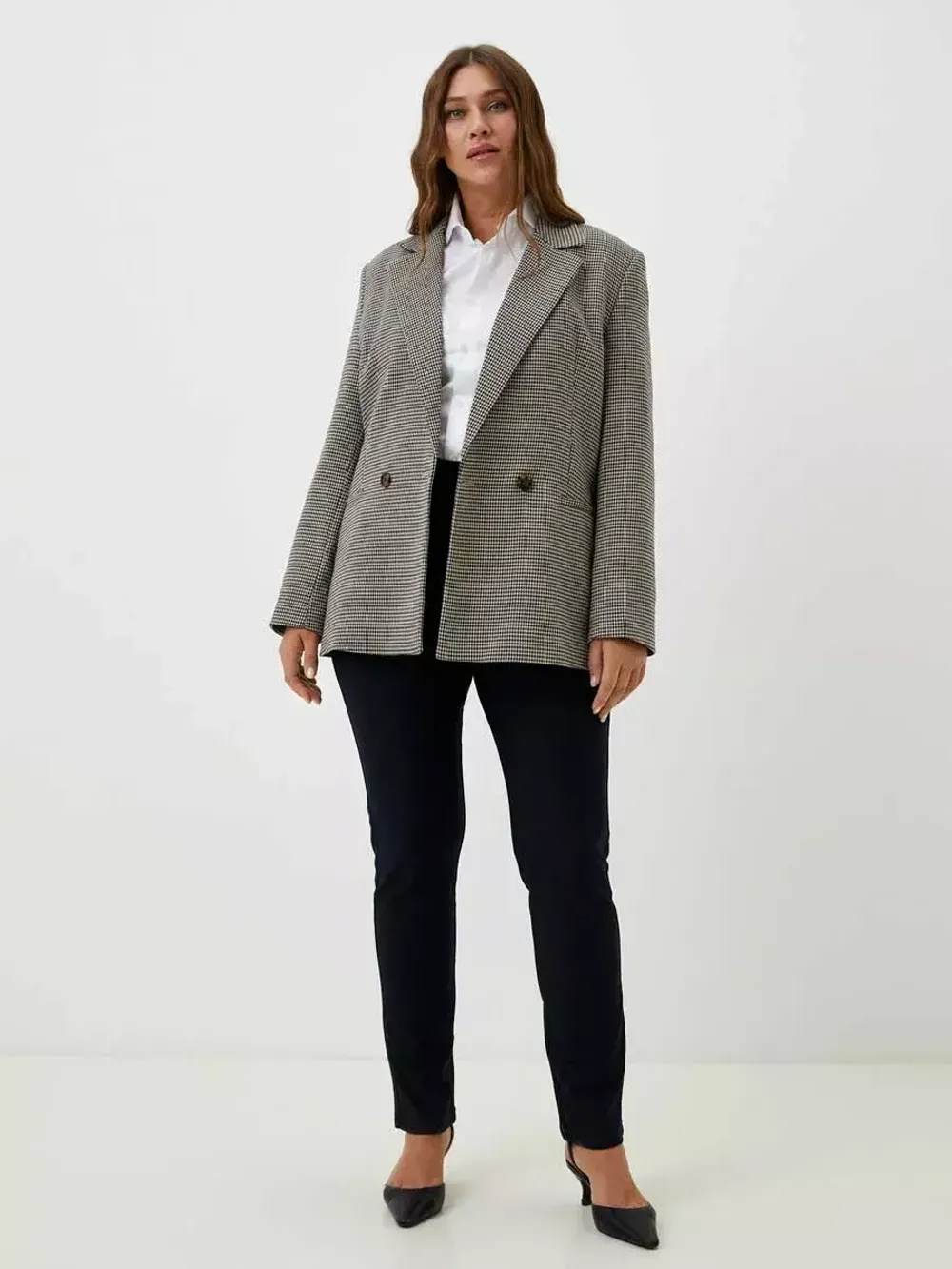 Брюки  трикотажные классические