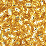 Японский бисер TOHO Round 6/0 (№22), с внутренним серебрением, прозрачный