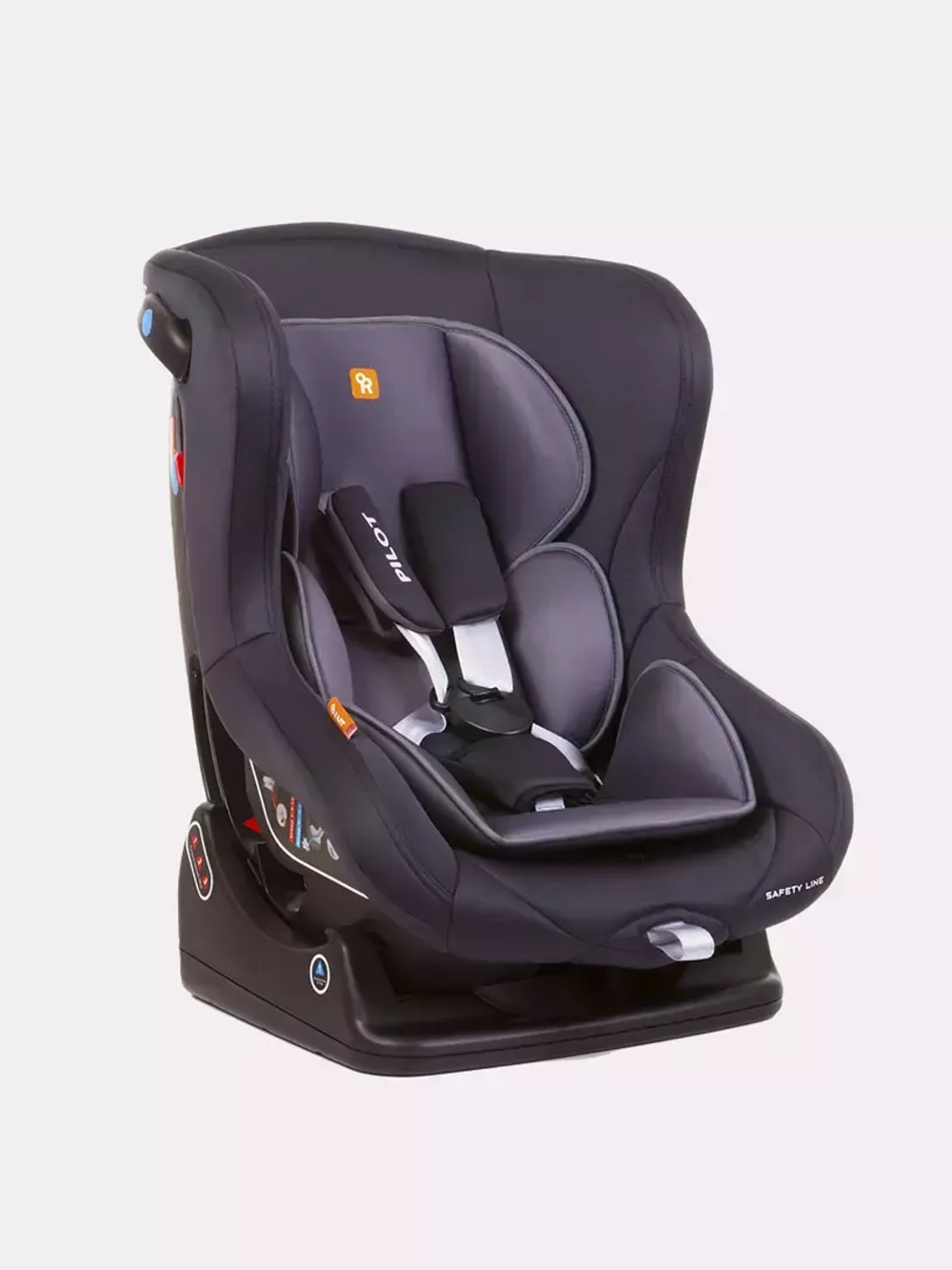 Автокресло Rant LB-777 "Pilot" Safety line (Lunar Black) группа 0-1 (0-18 кг)
