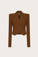 Жакет и юбка из шелкового шифона