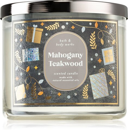 Bath & Body Works Mahogany Teakwood - ароматическая свеча /   411  g  / GTIN 667555854658