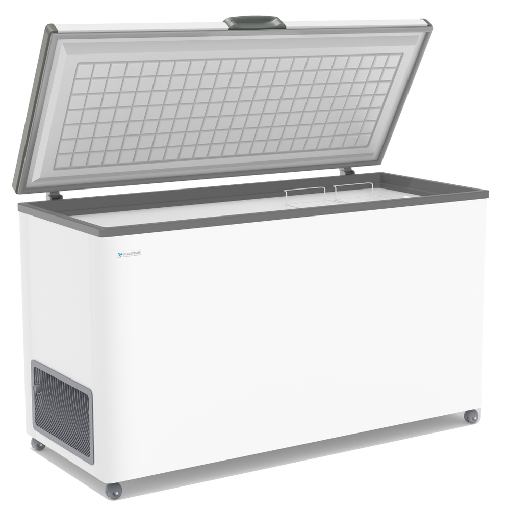 ЛАРЬ МОРОЗИЛЬНЫЙ FROSTOR F 500 S БЕЛЫЙ (СЕРАЯ РАМКА) STANDART (ПРОПАН)