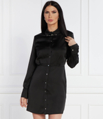 Сатиновое платье charm Karl Lagerfeld - черный(240W1313)