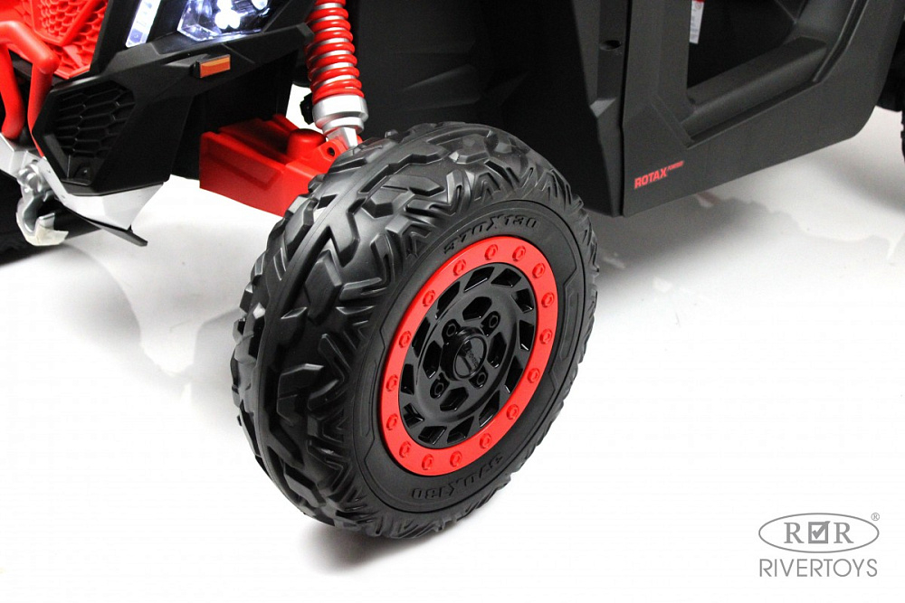 Детский электромобиль RiverToys BRP Can-Am Maverick Y111YY красный