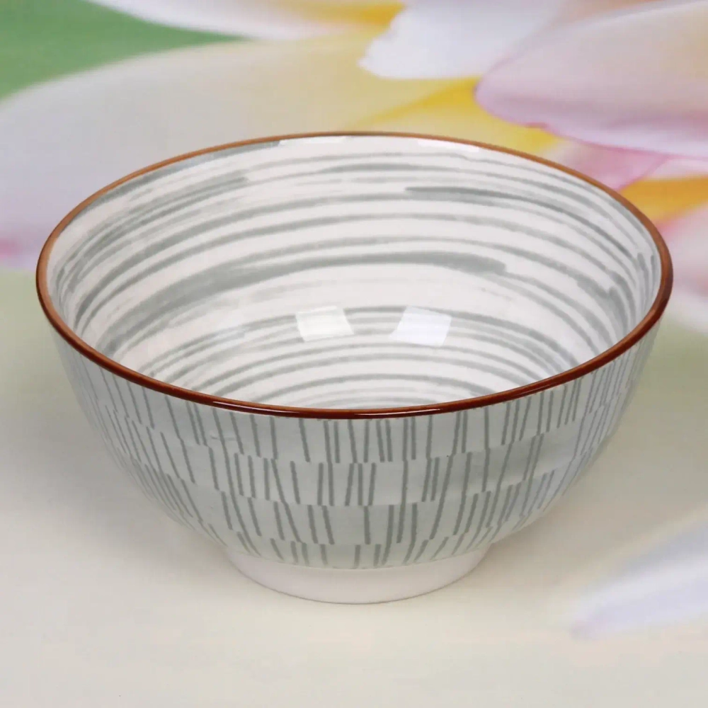 Салатник керамический «Тоскана» 250мл 11,5*5,5см серый