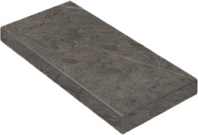 Ступень Charme Evo Antracite Scalino Nat 33х80 Ang.Dx Уг.Прав.