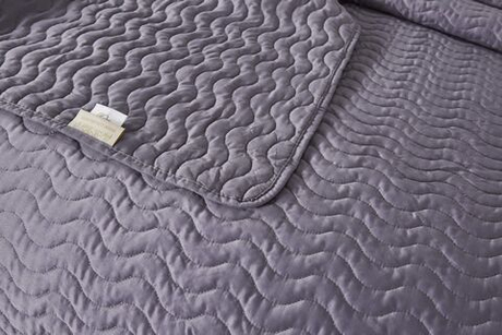 Покрывало 230x250 и 2 наволочки 50х70 Sofi De MarkO Саванна темно-серое