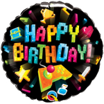 Фольгированная фигура, круг, HB Геймер,18"/45CM