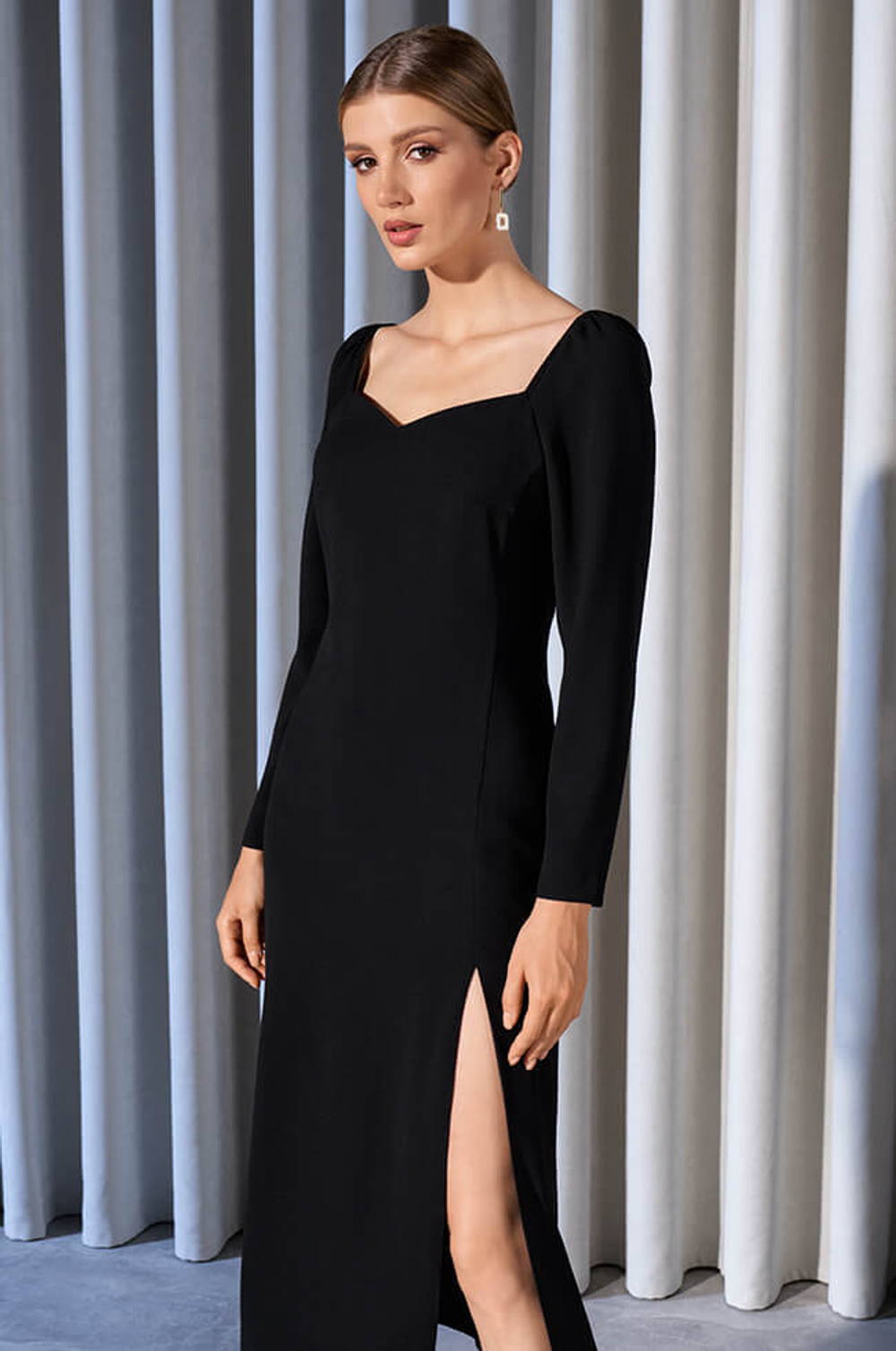 51495 Платье женское (черный)