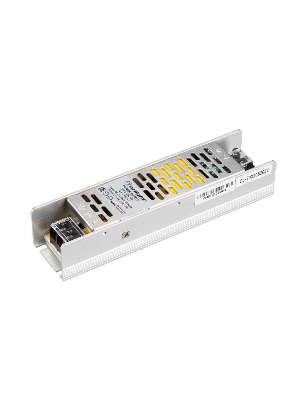Блок питания HTS-60L-24 24В 2.5А 60Вт IP20 сетка Arlight 020823(1)