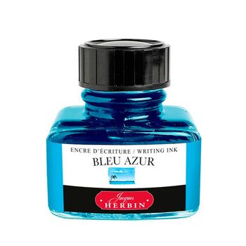 Чернила во флаконе Herbin 30 мл Bleu azur светло-голубые (13012T)