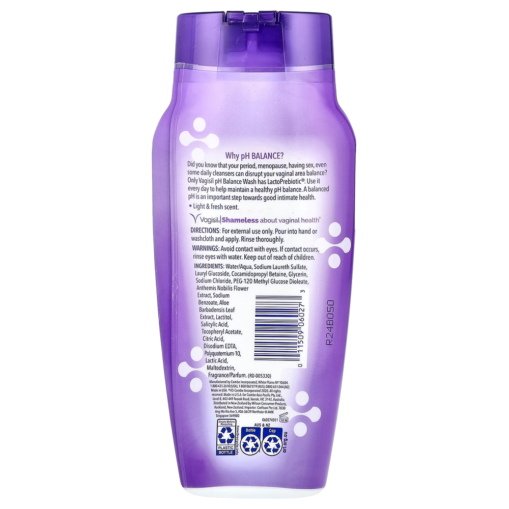 Vagisil, pH Balance, ежедневное средство для интимной гигиены, 354 мл (12 жидк. унций)