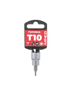 Головка 3/8" со вставкой TORX T10, L=48 мм на холдере Arnezi R0204410