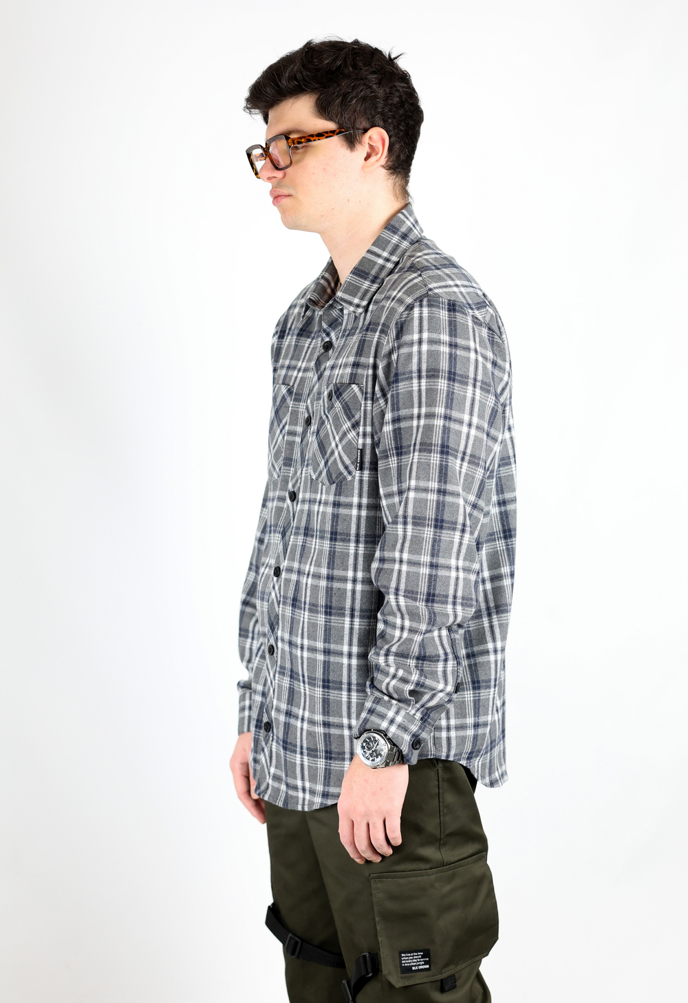 Рубашка BLK CROWN Lumberjack Зеленый