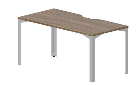 Стол 158х78х75см (эргономичный вырез)