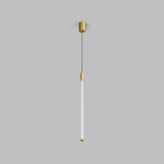 Светильник подвесной AURA, 16 Вт, 3000К, ?42x2300 мм, алюминий+стекло, бронза