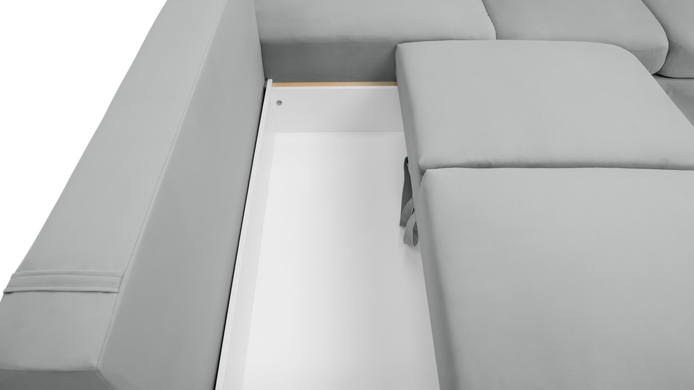 Угловой диван Марсия ЭКО (малый) с допсекцией (116308) (не стандарт) 231*250*90 см,   Еврокнижка Фиеста в наличии