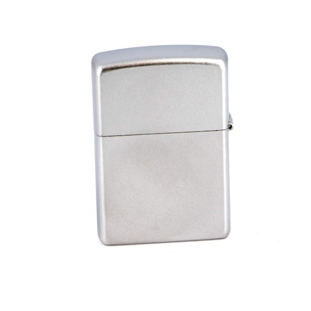 Зажигалка ZIPPO Classic Satin Chrome™  гравировка логотипа Zippo ZP-24335