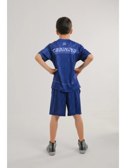 Детский спортивный костюм шорты и футболка для тренировок