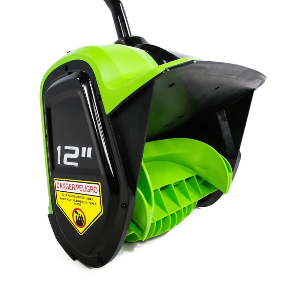 Greenworks GD60SSK2 60В электролопата (1 x 2 Ач, ЗУ) ковш 30 см, выброс 6 м 2602607UA
