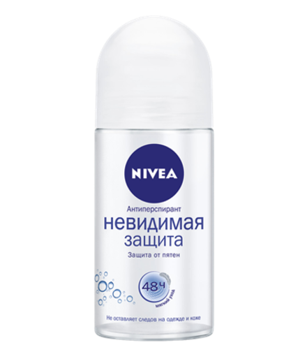 Nivea Антиперспирант шариковый Невидимая защита, 50 мл