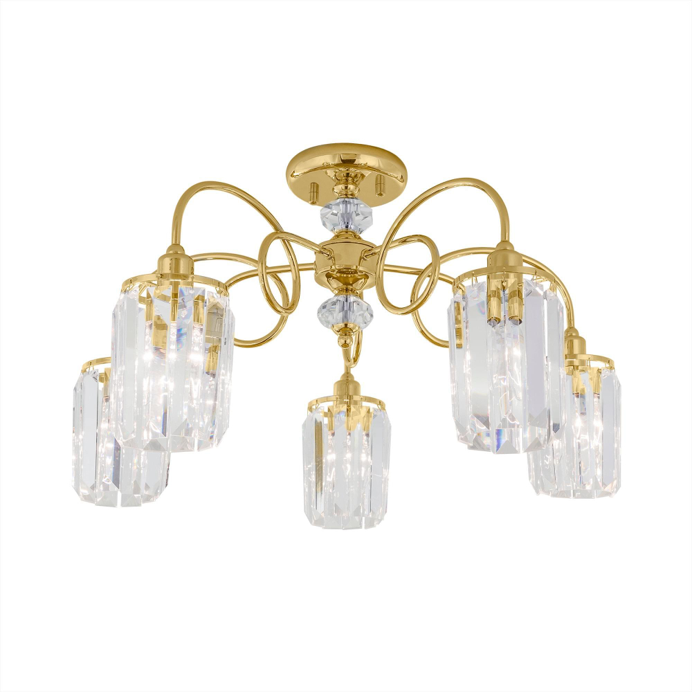 Citilux Синди CL330152 Люстра хрустальная Золото