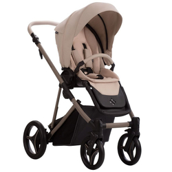 Детская коляска Bebetto Pelpasso Pro 3 в 1 с автокреслом Avionaut Cosmo 02 св.бежевая кожа