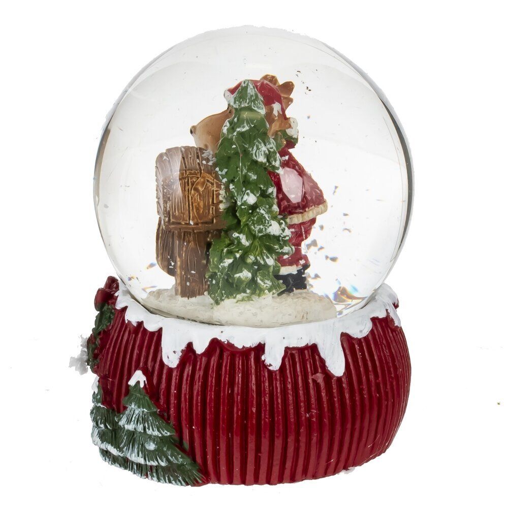 GAEM Фигурка декор в стекл шаре "Мишка/Снеговик/Дед Мороз/Олень", D 6.5 см, L6,5 W6,5 H9 см, 4в.