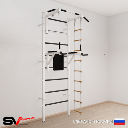 Шведская стенка Sv Sport 572 (Турник стандарт/Брусья/Лестница)