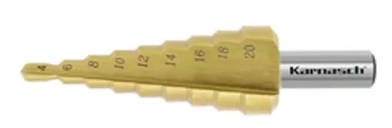 Ступенчатое сверло Ø 4-12 мм, Karnasch, арт. 20.1447U