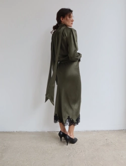 Блуза с лентой Parvina