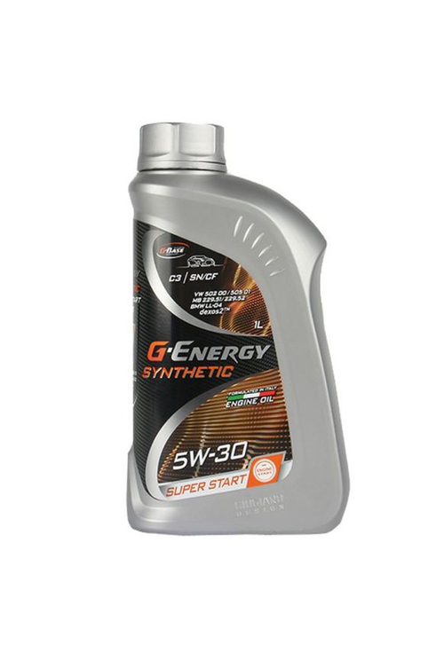 Масло G-Energy Synthetic Super Start 5W30 SN/CF C3 (1л) синтетика