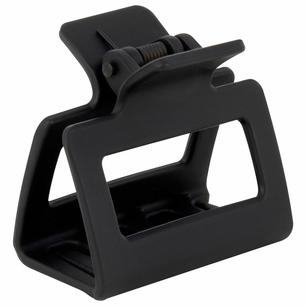 Краб для волос 5 см, soft-touch, чёрный, MONTE VITA, 457009