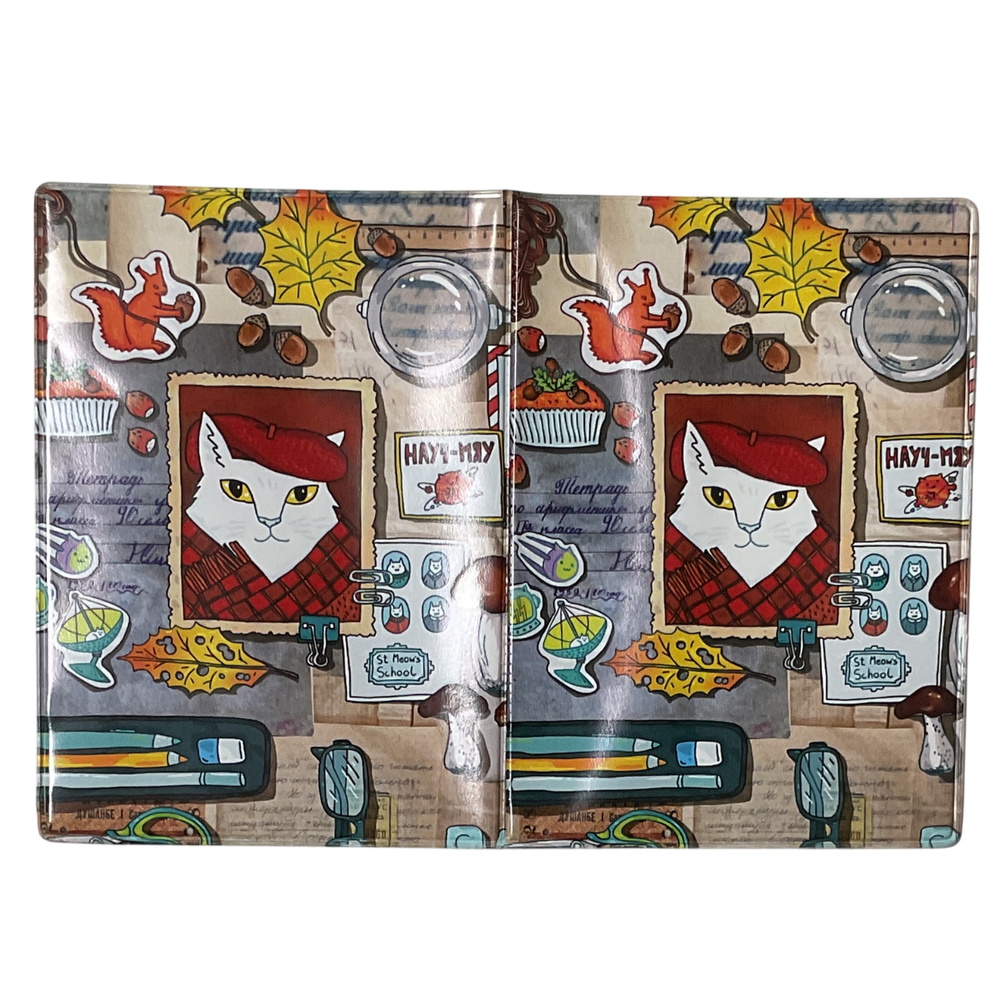 Обложка для паспорта "Кот-Шерлок"