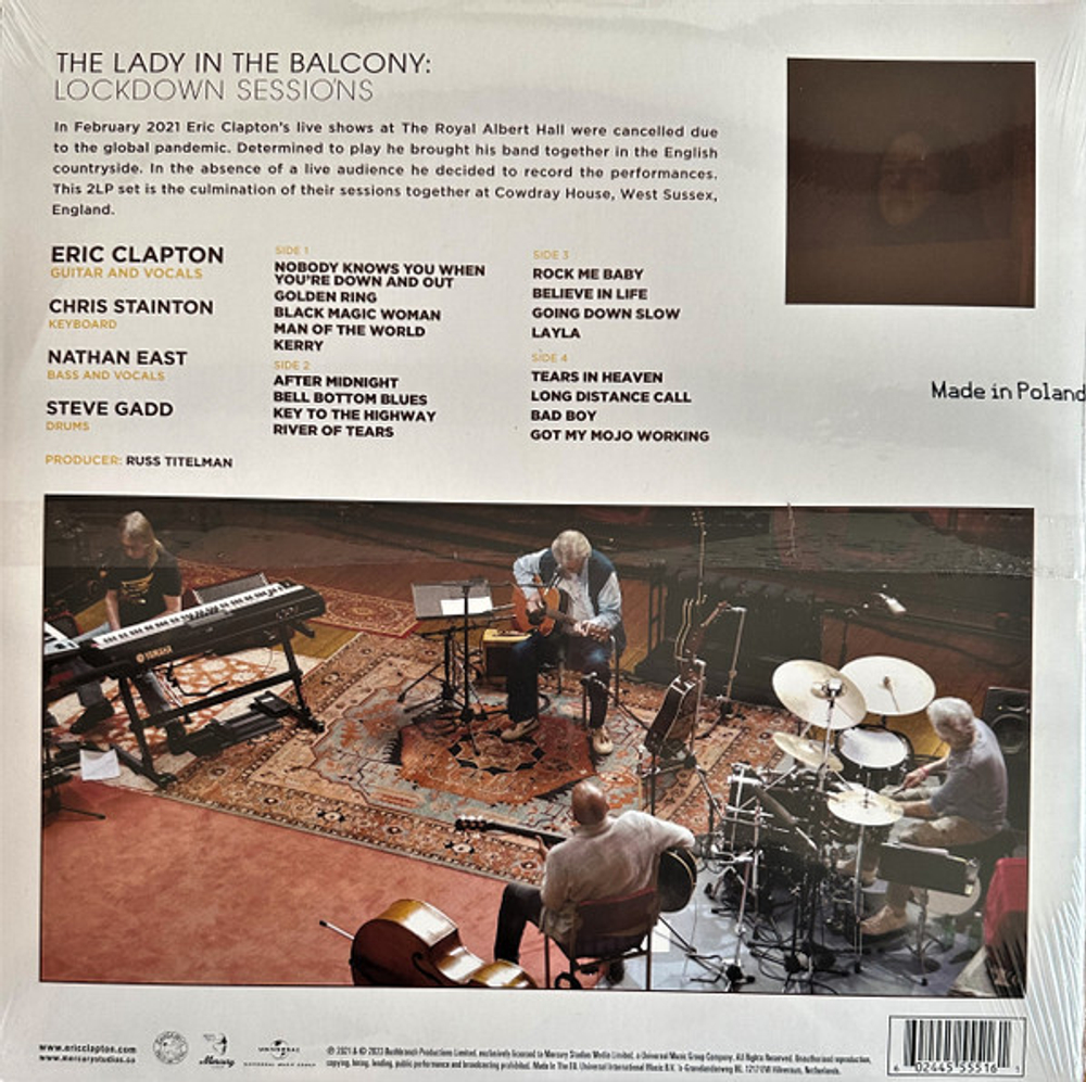 Eric Clapton / The Lady In The Balcony: Lockdown Sessions (Coloured Vinyl)(2LP)
