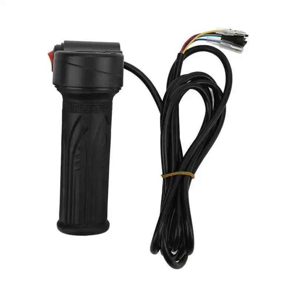 Ручка газа, кнопка и грипса для электросамоката (кабель 2 метра)