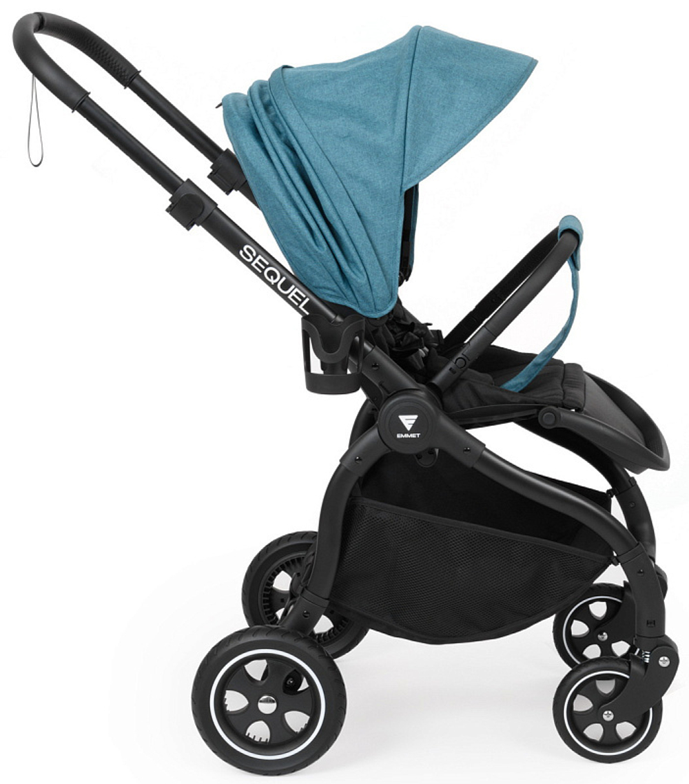 Детская прогулочная коляска Emmet Sequel SQL-02 Бирюзовый / (Turquoise)