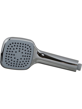 Лейка MELODIA квадрат 1 функция, 80х80мм, хром/серый MKP20436