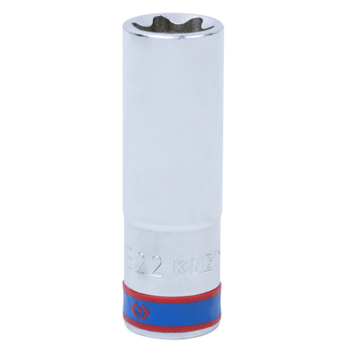 KING TONY (427522M) Головка торцевая глубокая TORX Е-стандарт 1/2", E22