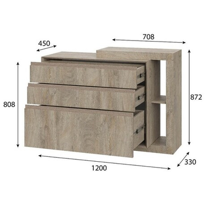 Этна (Мебельный Фонд) Комод