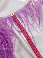 Перо цвета гвоздика (светло-фиолетовый)