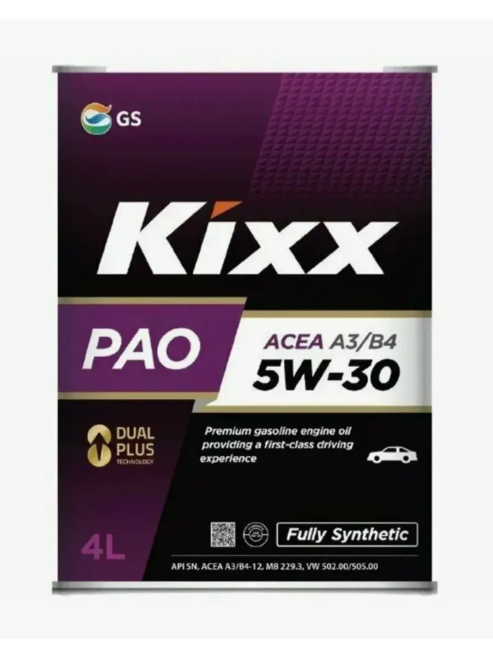 KIXX PAO 5W30 API SP 4л. L209044TE1