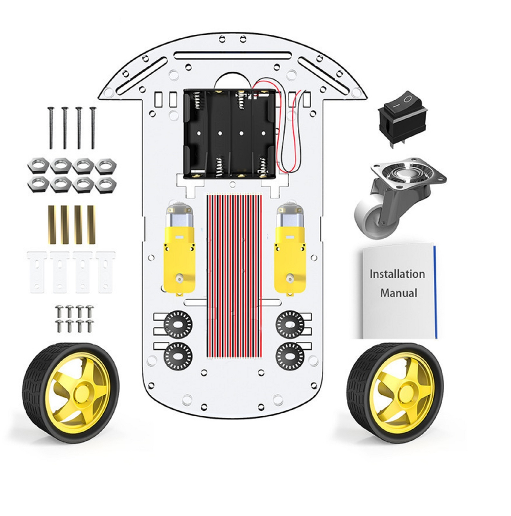 Смарт шасси для конструирования 2WD робота (для проектов Arduino)