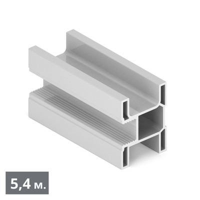 СТАНДАРТ Вертикальный профиль Smart (5,40 м) хром матовый (AL) (AS0750) Aristo