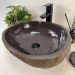 Раковина из речного камня RS-65220 47*41*15 0856