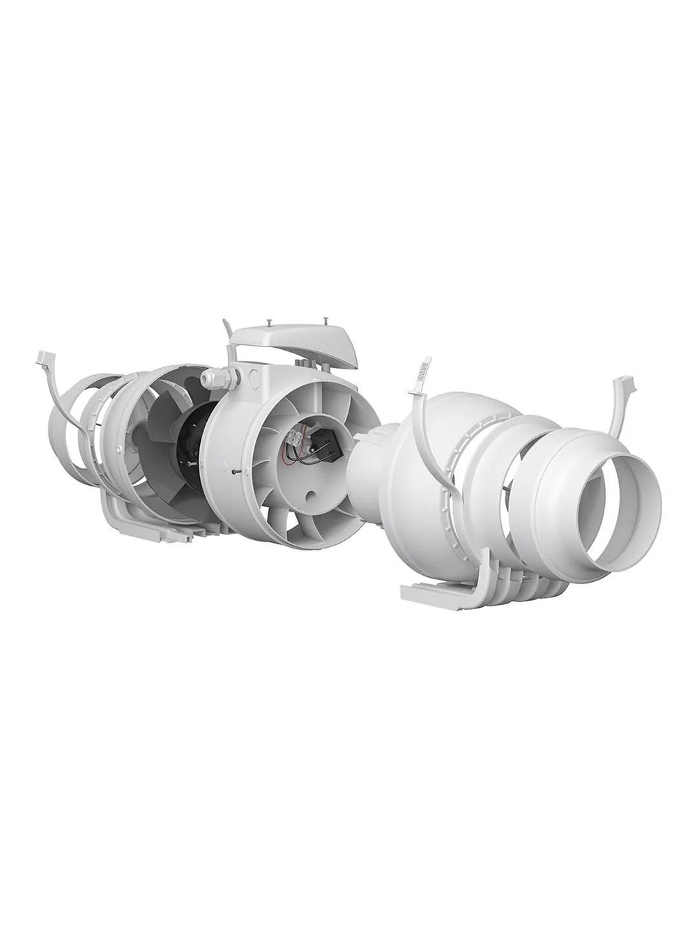 Вентилятор канальный 2 скорости (пластик) TYPHOON D100 2SP ERA PRO