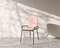 Стул Ror, Double Frame, розовый велюр
